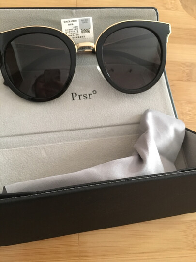 帕莎 新款偏光太阳镜墨镜复古大框大脸女士眼镜t60094 -t200花纹咖