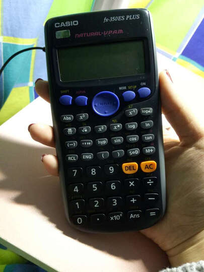 卡西欧(casio)fx-350esplus 函数计算器 黑色一直用这款,第一次从京东