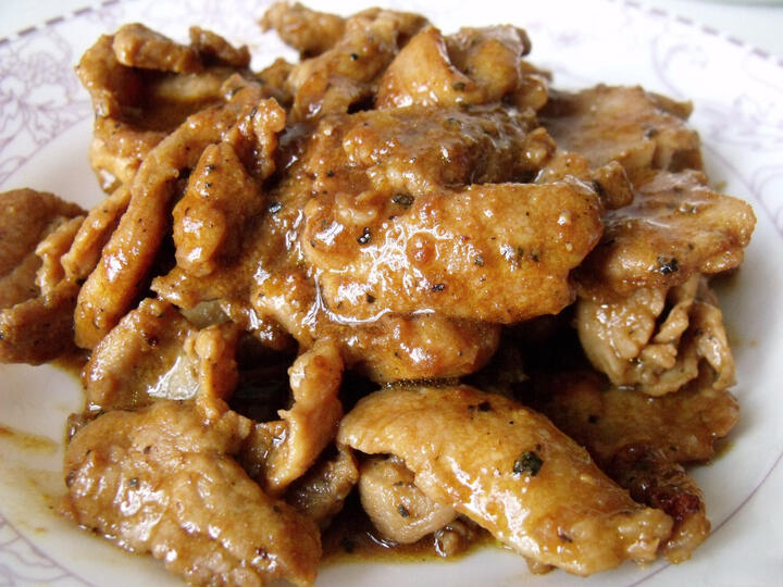 [晒单帖]晚上炒里脊肉给老公吃,很好吃,老公多吃了