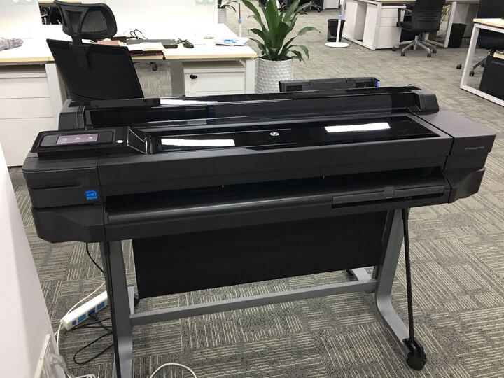 惠普(hp) designjet t250/t730大幅面打印机cad工程绘图仪24英寸/36