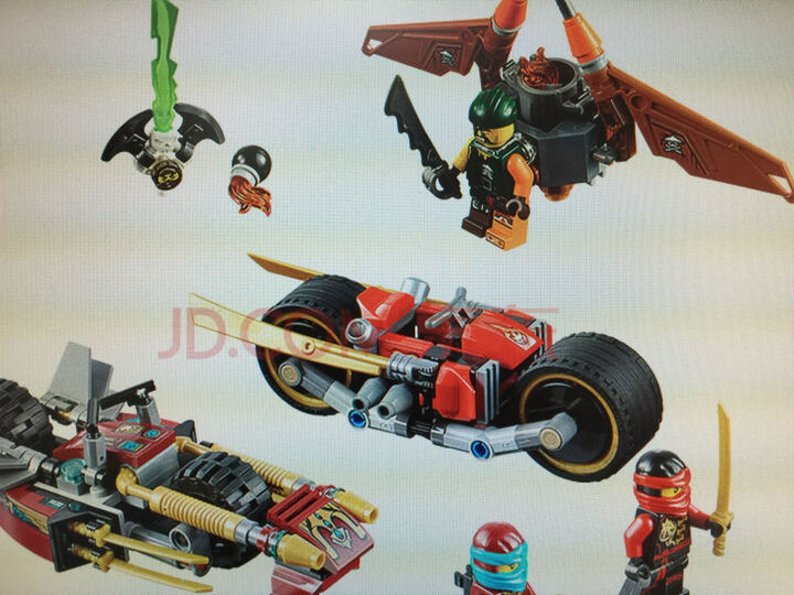 乐高(lego) ninjago 幻影忍者系列 双忍出击 70600 积木儿童益智玩具