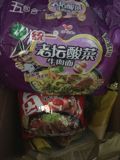 统一 巧面馆 方便面 香菇砂锅鸡面 98g袋面*5袋 五连包 晒单图