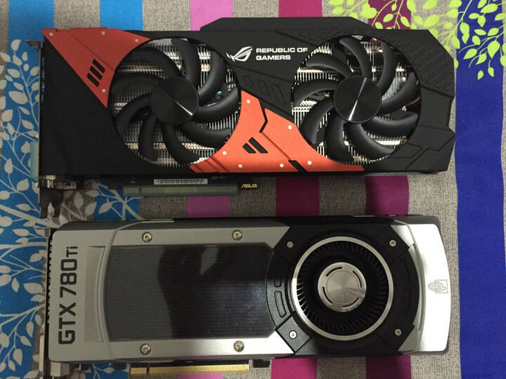 华硕mars760-4gd5:"神卡特价 非常喜欢 跑分超过我gtx780ti 温度低