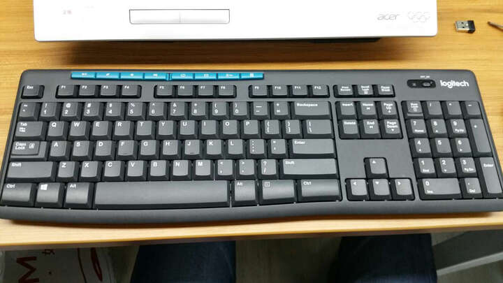 罗技(logitech)mk275 无线光电键鼠套装 无线鼠标无线键盘套装 晒单图