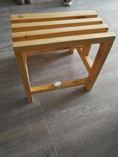 康熙柏木阶梯凳换鞋凳木桶浴缸踏凳 踏脚凳楼梯凳板凳实木脚凳双层凳