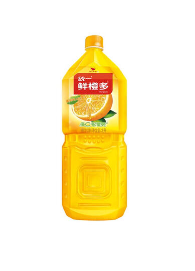 统一 鲜橙多 2l 家庭欢庆装 双提扣 果汁 橙味饮料经常去超市买这个来