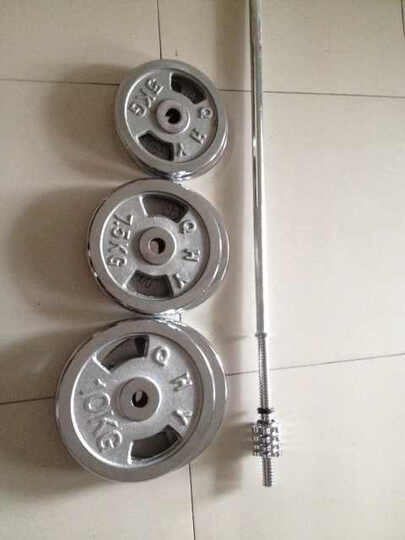 [晒单帖]物理挺快的,就是杠铃掉色严重,手握杠铃后.