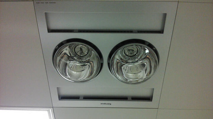 桑普(sampux) ydk0505s 两灯取暖纯平,吸顶式,适合集成扣板浴霸