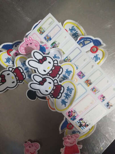 黛礼思 防水可洗姓名贴布名字贴可缝幼儿园儿童名字贴衣服刺绣宝宝