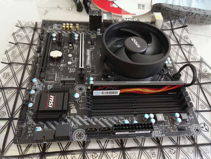 微星b350m mortar主板(amd b350/socket am4):"套餐价格比较划算,微星