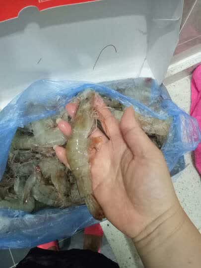 首鲜道虾 南美虾皇厄瓜多尔大虾4斤净重大虾3.