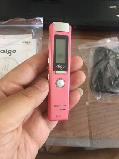 爱国者(aigo) r6611录音笔专业微型 高清远距降噪 mp3播放器 学习