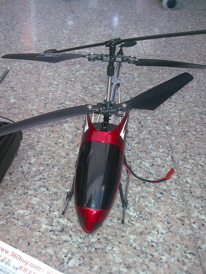 [晒单帖]美嘉欣遥控直升飞机t04 红色