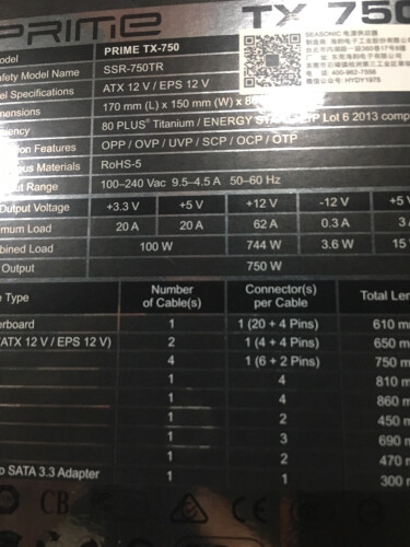 %title插图%num 实情解密SEASONICPRIMETX-750电源怎么样的质量,评测为什么这样?