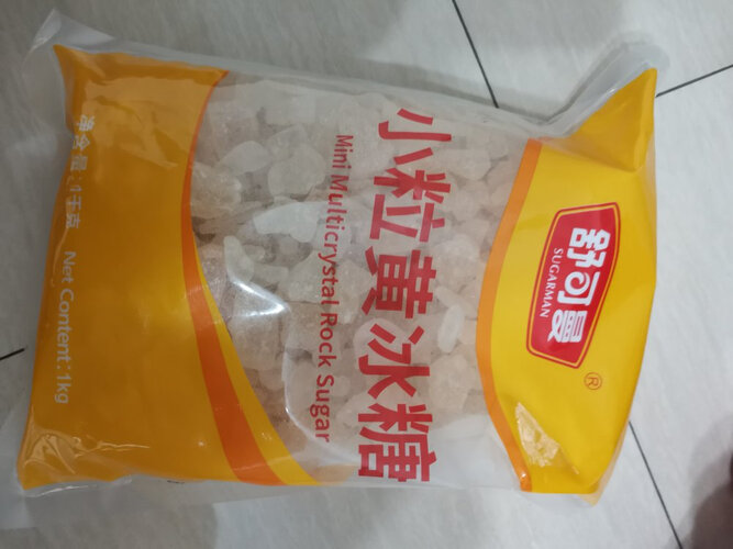 【使用心得】说下 舒可曼小粒黄冰糖1kg 这款 调味品 质量怎么样？评测效果不理想？