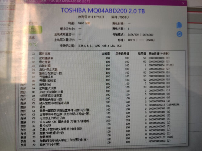 「必看报告」东芝mq04abd200硬盘评测？质量真的差吗