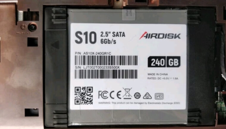 真实情况透露airdiskS10 240GB SSD X1SSD固态硬盘怎么样评测质量值得买吗？