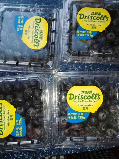 Driscoll's 怡颗莓 当季云南蓝莓原箱12盒装 约125g到底应不应季，春天成熟还是秋天？