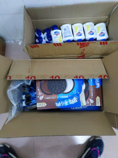 办公室下午茶经典原味+巧克力味请问这种包装的和那种696g（58g*12）纯蓝色小包装的有什么区别？那个好像折下来2块不到？