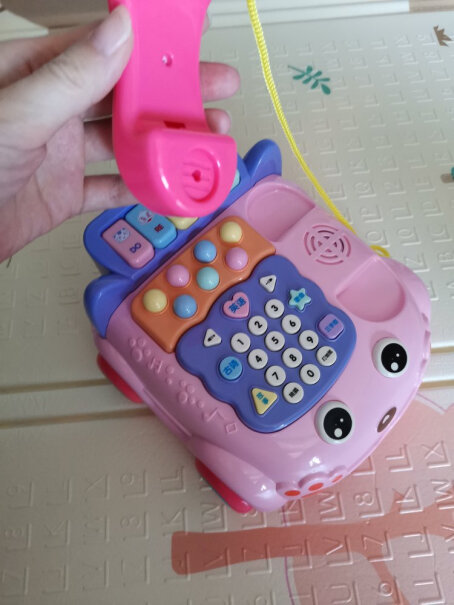 儿童玩具电话爱婴乐儿童电话机玩具婴儿男孩女孩1-3早教宝宝2岁大家真实看法解读,买前必看？