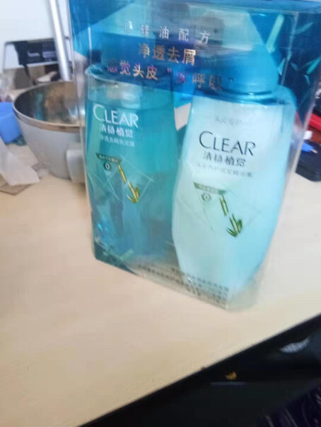 清扬CLEAR植觉无硅油洗发护发套装石榴籽精华怎么是贴牌的产品啊？