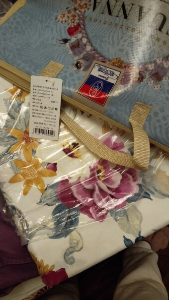 富安娜出品床上四件套纯棉全棉床单被套床上用品这是四件套吗？