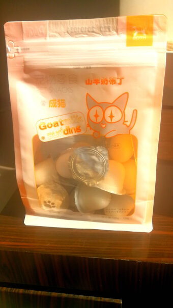 京东JOY定制款BOTH猫零食山羊奶蛋黄猫布丁15g*20大猫也能吃吧？