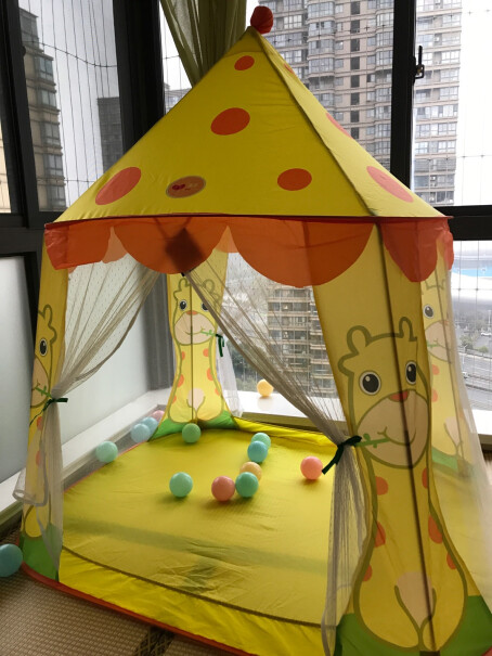 澳乐玩具儿童帐篷游戏屋可折叠婴儿玩具尺寸是多少？