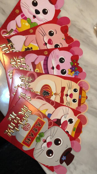 新新精艺春节开工卡通生肖红包袋100元能平放吗？