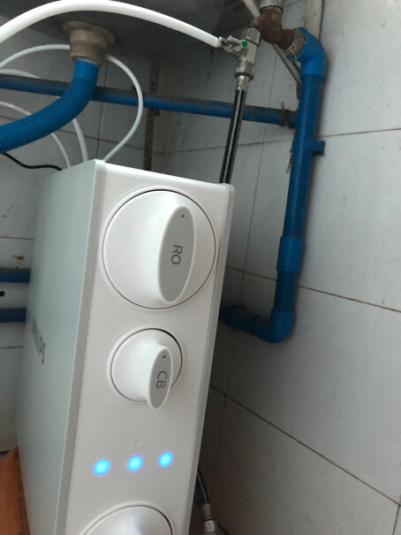 飞利浦小方盒SRO500净水器厨房家用直饮RO反渗透纯水机这么多废水怎么处理呀？
