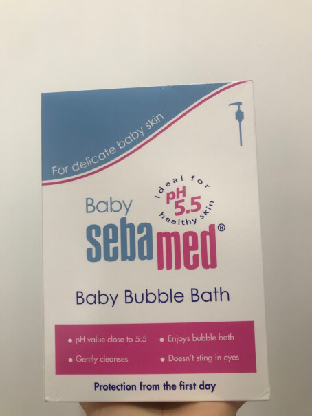 施巴Sebamed婴儿泡泡沐浴露200ml沐浴液新生儿可以用吗？