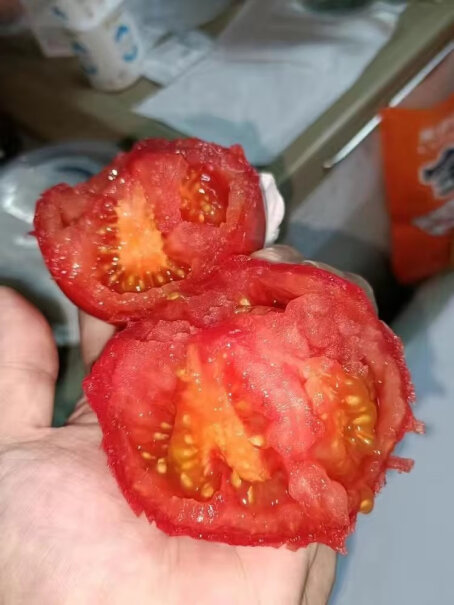 未知沙瓤斤装普罗旺斯生吃时令番茄柿子西红柿怎么样？优缺点测评！