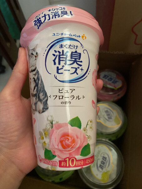 佳乐滋猫砂消臭珠猫砂伴侣淡雅花卉香450ml日本进口哪个味道的好闻？