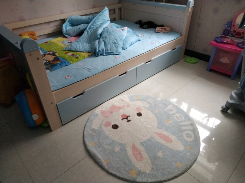 地毯得喜圆形地毯客厅沙发茶几垫加厚卡通卧室宝宝爬行垫儿童房间地毯好用吗？要注意哪些质量细节！