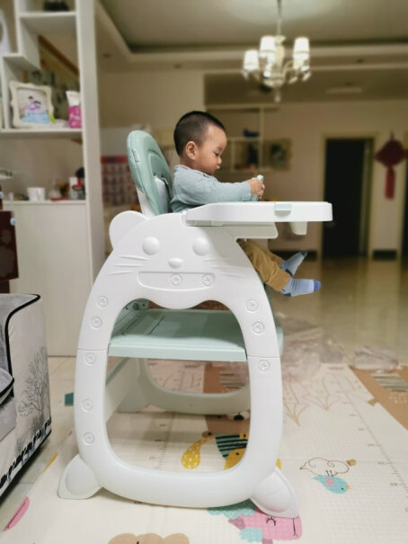 可优比宝宝餐椅多功能婴儿餐椅吃饭餐桌椅儿童学习书桌座椅学坐椅这款椅子有多高？