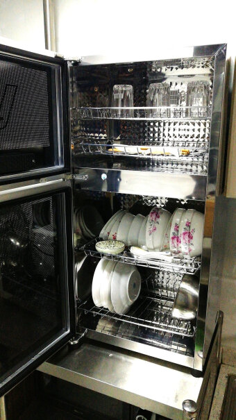 华帝消毒柜家用立式小型迷你高温厨房碗筷餐具3层架68L请问这个消毒柜几高？