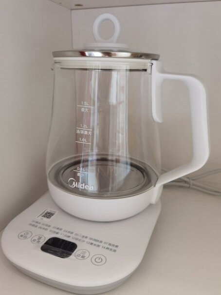 美的养生壶 1.5L 智能煮茶器水烧开后会不会溢出来？