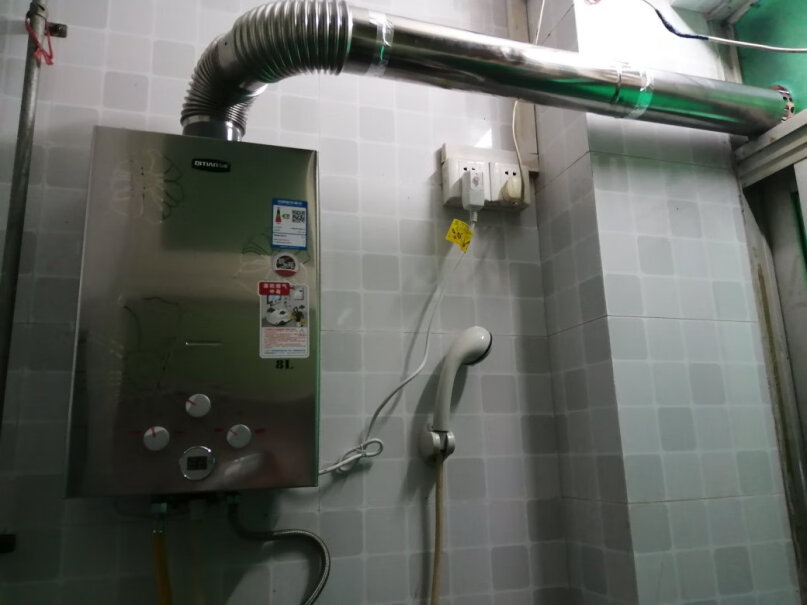奇田8升平衡式燃气热水器热水器浴室使用家用热水器噪音大不大？
