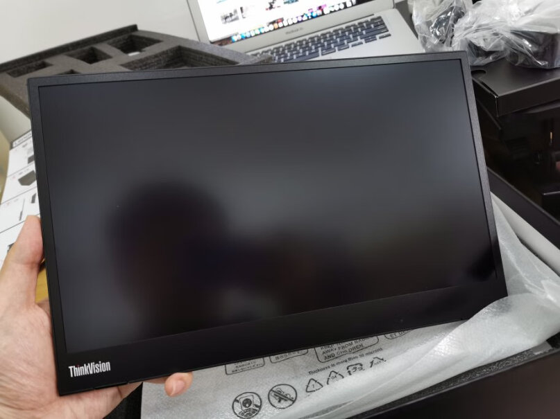 联想便携显示器15.6英寸IPS屏Type-C显示屏itx机箱能用吗？