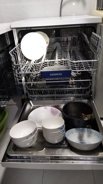 西门子SIEMENS烟灶洗套装洗完了可以把碗放在里面吗？当架子用？