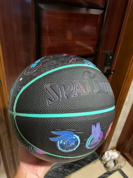 篮球斯伯丁中少年儿童篮球室内外比赛5号PU材质蓝球到底要怎么选择,使用感受？