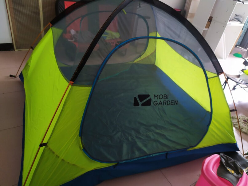 帐篷-垫子牧高笛露营防风防雨通风透气三人铝杆帐篷评测真的很坑吗？多少钱？