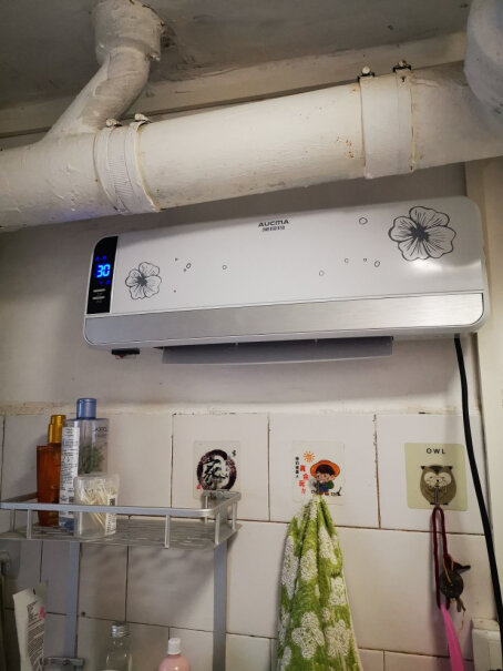 澳柯玛遥控居浴两用壁挂暖风机取暖器可以調溫度嗎？