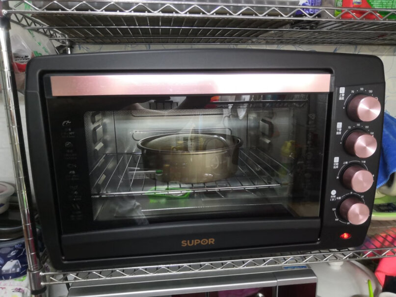 苏泊尔家用多功能电烤箱35升大容量38升和35升有多大曲别？
