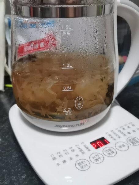 茶壶1.5L电水壶煮茶煎药九阳药膳茶具有煮粥的吗？好用吗？