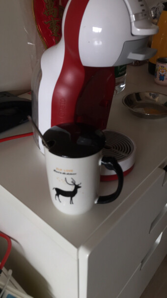 陶瓷-马克杯贝瑟斯小鹿马克杯简约喝水杯带盖带勺牛奶杯咖啡杯430ml内幕透露,使用体验？