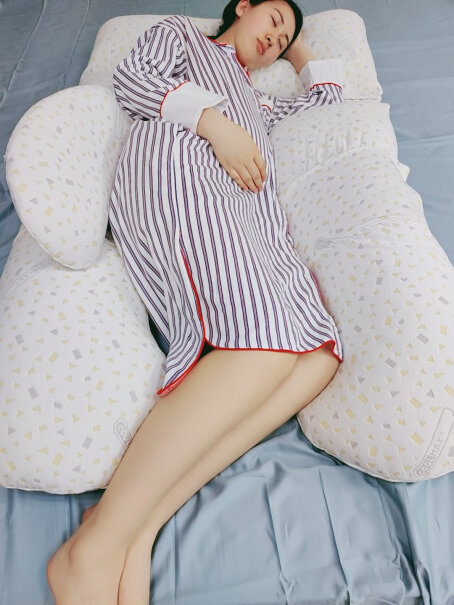 爱孕孕妇枕侧卧枕u型枕孕妇枕头多功能抱枕护腰侧睡枕枕头可以拆下来吗？