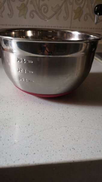烘焙-烧烤杰凯诺烘焙工具加厚不锈钢盆硅胶底20cm打蛋盆要注意哪些质量细节！小白必看！