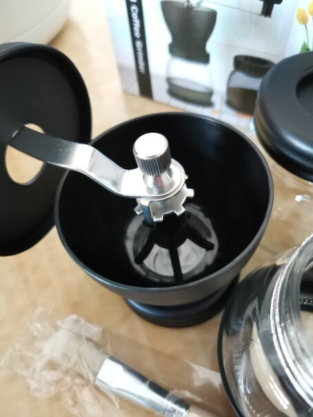 焙印迷你手摇磨豆机不用法压壶会不会有杂质？