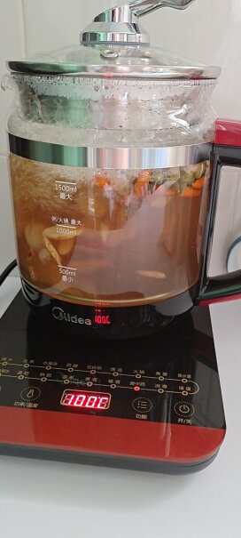 美的养生壶电水壶1.5L多功能烧水煮茶器这个180秒断电记忆功能是什么意思？